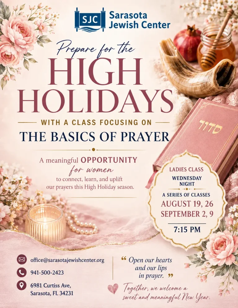 Ladies Rosh HaShanah Class