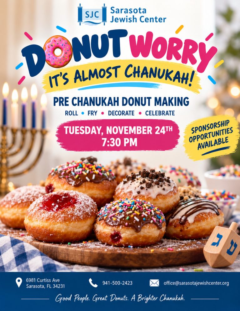 Ladies Pre-Chanukah Donut Making & Decorating